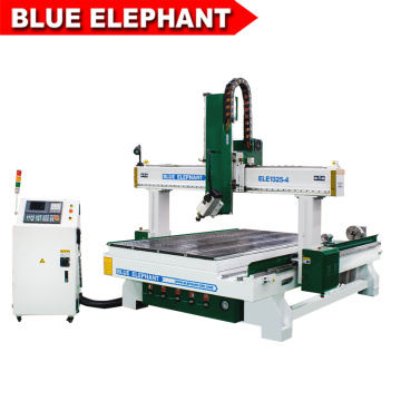 Blue Elephant Dreh Carving CNC Router Maschine 1325 für Möbel Bein, Holz und weiches Metall